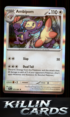 Ambipom - 079/094 079/094 Pokemon Rare ME02: Phantasmal Flames Card NM