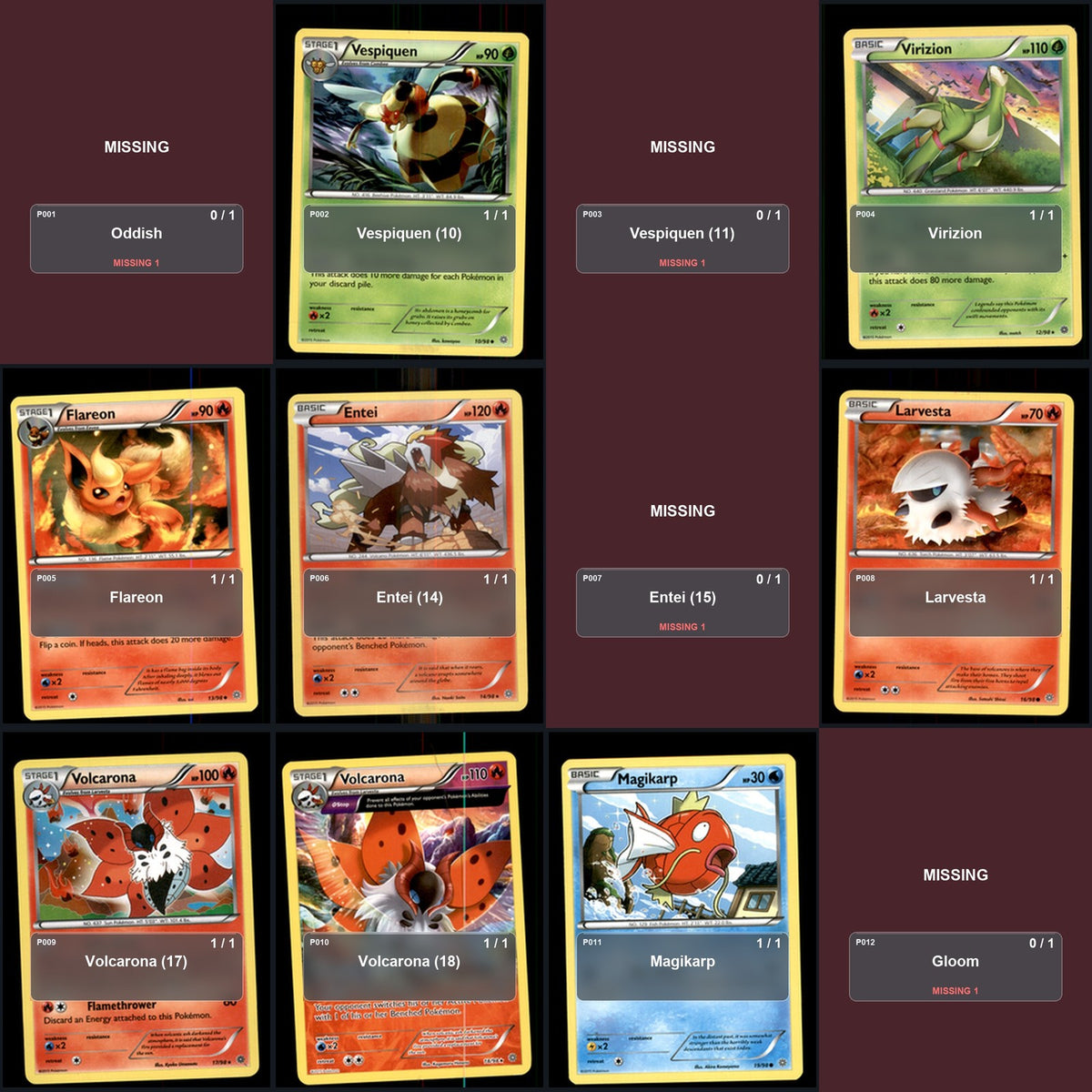 Pokemon TCG XY - Ancient Origins C/UC/R Standard Set 50 Cards