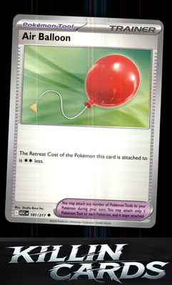 Air Balloon 181/217 Pokemon Uncommon ME: Ascended Heroes Card NM