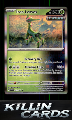 Iron Leaves 019/167 Pokemon Rare SV06: Twilight Masquerade Card NM