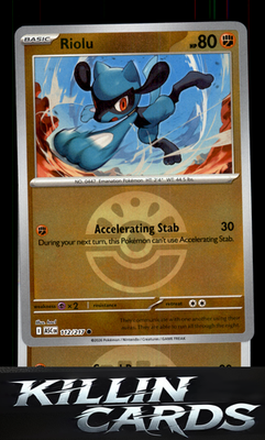 Reverse Holofoil Riolu (Friend Ball) 112/217 Pokemon Common ME: Ascended Heroes