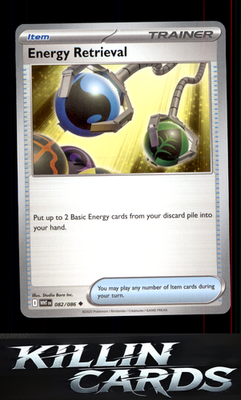 Energy Retrieval 082/086 Pokemon Uncommon SV: White Flare Card NM