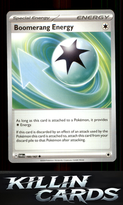 Boomerang Energy 166/167 Pokemon Uncommon SV06: Twilight Masquerade Card NM