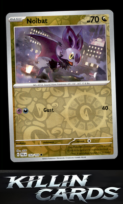 Reverse Holofoil Noibat 152/193 Pokemon Common SV02: Paldea Evolved Card NM