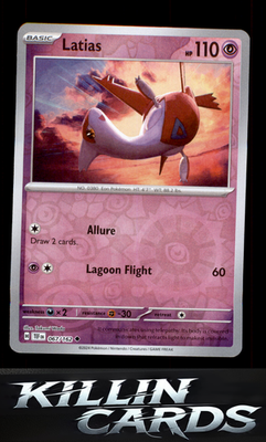 Reverse Holofoil Latias 067/162 Pokemon Uncommon SV05: Temporal Forces Card NM