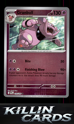 Reverse Holofoil Granbull 038/094 Pokemon Uncommon ME02: Phantasmal Flames Card