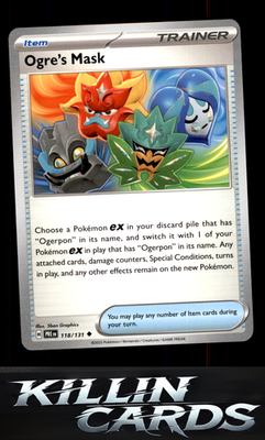 Ogre's Mask 118/131 Pokemon Uncommon SV: Prismatic Evolutions Card NM