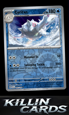 Reverse Holofoil Cetitan 060/198 Pokemon Uncommon SV01: Scarlet & Violet Base Se