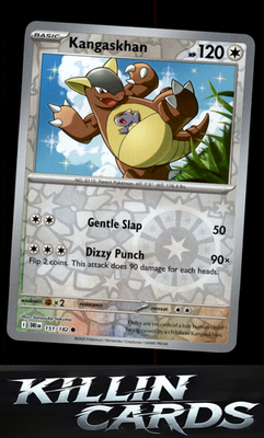 Reverse Holofoil Kangaskhan - 151/182 151/182 Pokemon Common SV10: Destined Riva