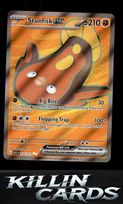 Stunfisk ex - 252/217 252/217 Pokemon Ultra Rare ME: Ascended Heroes Card NM
