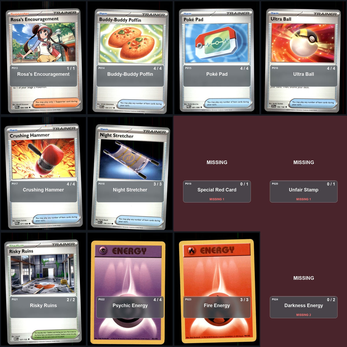 Partial Pokemon TCG NAIC 2026, New Orleans Dragapult Decklist 51 Cards Deck