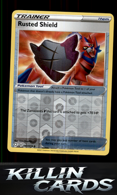 Reverse Holofoil Rusted Shield 061/072 Pokemon Uncommon Shining Fates Card NM