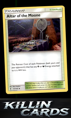 Altar of the Moone 117/145 Pokemon Uncommon SM - Guardians Rising Card NM