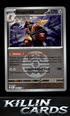 Reverse Holofoil Kingambit (Quick Ball) 148/217 Pokemon Rare ME: Ascended Heroes