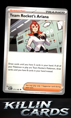 Team Rocket's Ariana - 171/182 171/182 Pokemon Uncommon SV10: Destined Rivals Ca