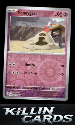 Reverse Holofoil Sandygast - 095/193 095/193 Pokemon Common SV02: Paldea Evolved
