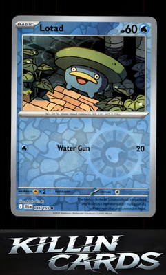Reverse Holofoil Lotad 035/159 Pokemon Common SV09: Journey Together Card NM