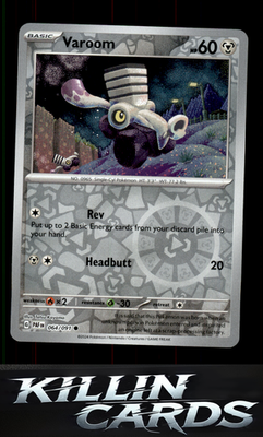 Reverse Holofoil Varoom - 064/091 064/091 Pokemon Common SV: Paldean Fates Card