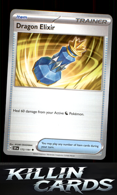 Dragon Elixir 172/191 Pokemon Uncommon SV08: Surging Sparks Card NM