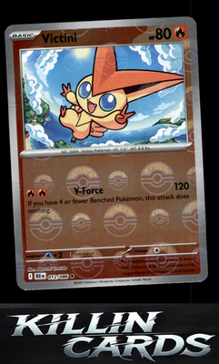 Victini (Poke Ball Pattern) 012/086 Pokemon Rare SV: Black Bolt Card NM
