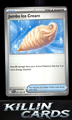Jumbo Ice Cream 091/094 Pokemon Uncommon ME02: Phantasmal Flames Card NM