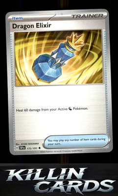 Dragon Elixir 172/191 Pokemon Uncommon SV08: Surging Sparks Card NM