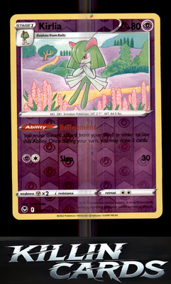 Reverse Holofoil Kirlia 068/195 Pokemon Uncommon SWSH12: Silver Tempest Card NM