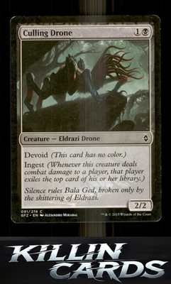 Culling Drone 91 Magic C Battle for Zendikar Card NM