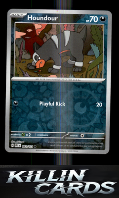 Reverse Holofoil Houndour 062/131 Pokemon Common SV: Prismatic Evolutions Card N