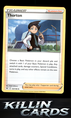 Thorton 167/196 Pokemon Uncommon SWSH11: Lost Origin Card NM