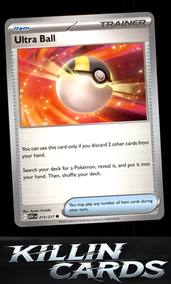 Ultra Ball - 213/217 213/217 Pokemon Common ME: Ascended Heroes Card NM
