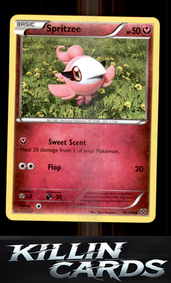 Spritzee 92/146 Pokemon Common XY Base Set Card NM