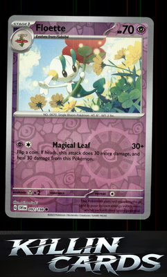 Reverse Holofoil Floette 092/198 Pokemon Common SV01: Scarlet & Violet Base Set