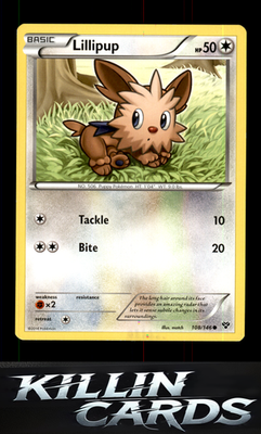Lillipup 108/146 Pokemon Common XY Base Set Card NM