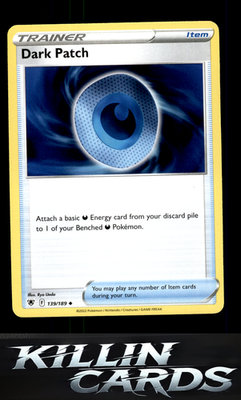 Dark Patch 139/189 Pokemon Uncommon SWSH10: Astral Radiance Card NM