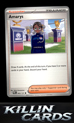Amarys - 093/131 093/131 Pokemon Common SV: Prismatic Evolutions Card NM