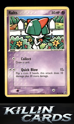 Ralts 81/113 Pokemon Common Delta Species Card LP