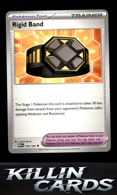 Rigid Band 165/165 Pokemon Uncommon SV: Scarlet & Violet 151 Card NM
