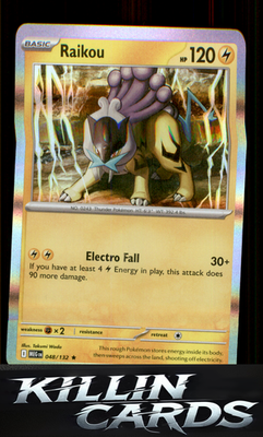 Raikou 048/132 Pokemon Rare ME01: Mega Evolution Card NM