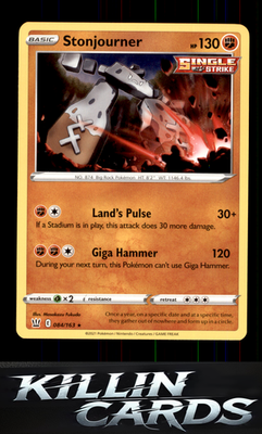 Stonjourner 084/163 Pokemon Rare SWSH05: Battle Styles Card NM