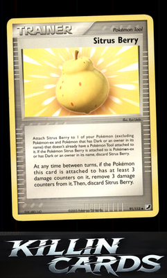 Sitrus Berry 91/115 Pokemon Uncommon Unseen Forces Card LP