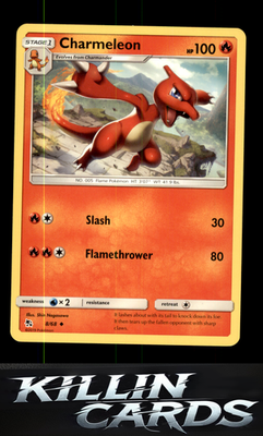 Charmeleon 8/68 Pokemon Uncommon Hidden Fates Card NM