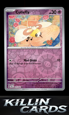 Reverse Holofoil Cutiefly - 075/162 075/162 Pokemon Common SV05: Temporal Forces