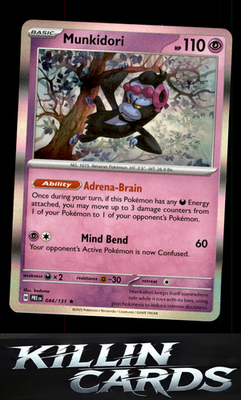 Munkidori 044/131 Pokemon Rare SV: Prismatic Evolutions Card NM