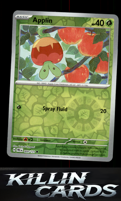 Applin 009/131 Pokemon Common SV: Prismatic Evolutions Card NM