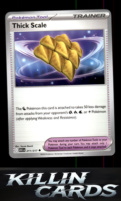 Thick Scale 211/217 Pokemon Uncommon ME: Ascended Heroes Card NM