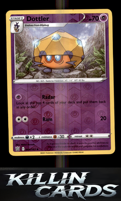 Reverse Holofoil Dottler 064/163 Pokemon Uncommon SWSH05: Battle Styles Card NM