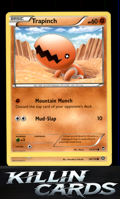 Trapinch 53/111 Pokemon Common XY - Furious Fists Card LP