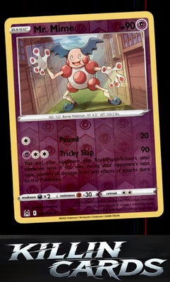 Reverse Holofoil Mr. Mime 067/196 Pokemon Rare SWSH11: Lost Origin Card NM