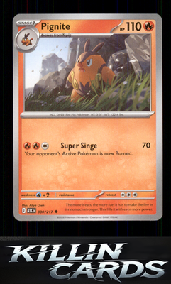 Pignite 030/217 Pokemon Uncommon ME: Ascended Heroes Card NM